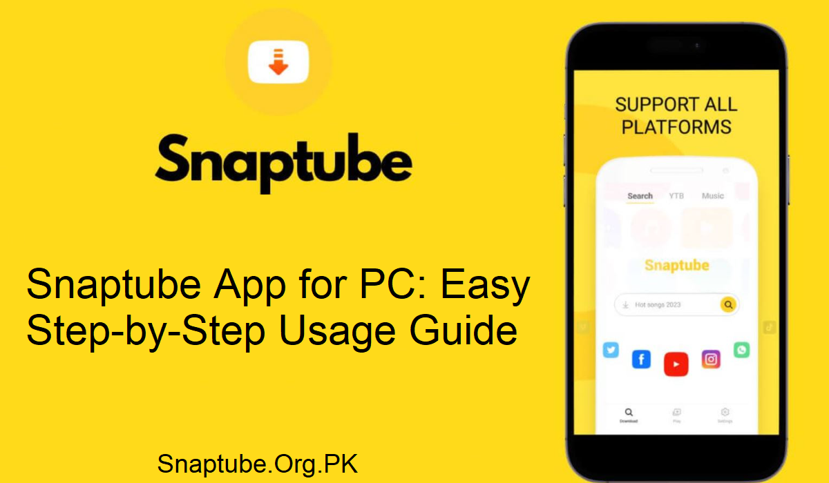 Snaptube App for Windows